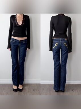 Rock & Republic low rise flared jeans